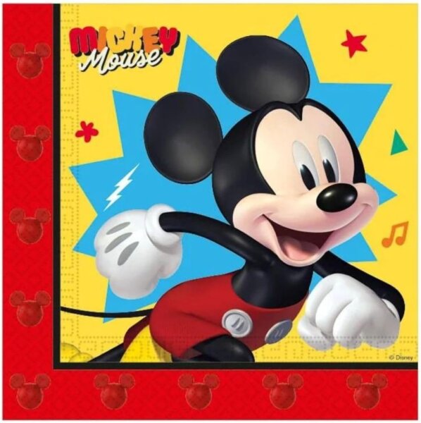 Mickey Jump Into Fun Papierservietten 33 x 33 cm