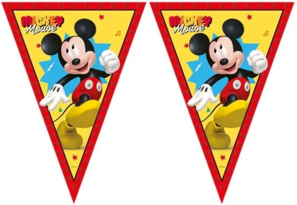 Wimpelkette Mickey Maus Jump Into Fun