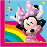 Minnie Maus Rainbow 20 Servietten