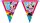 Minnie Rainbow Paper Triangle Flag Banner