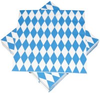 Party Dekoration Bayrisch Blau Servietten (20Stück),...