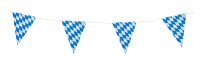 Girlande Wimpelkette "Bayrisch Blau" 4m