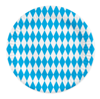 Partyteller Bavaria Bayrisch-Blau, Ø 23 cm, 8...