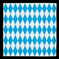 Servietten Bayrisch-Blau Bavaria, 33x33 cm, 20 Stück