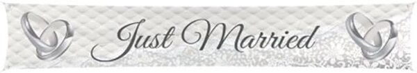 Banner Just Married 3,6 m x 60 cm