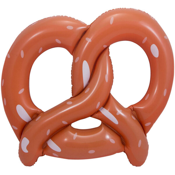 Oktoberfest aufblasbarer Brezel Braun