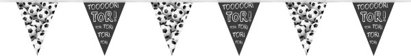 Papier-Wimpelkette *Fußball Party* 4 m lang