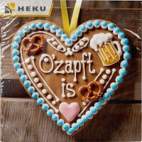 Servietten O´zapft is, 20 Stück,  33 x 33 cm