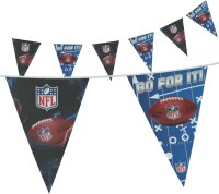 NFL Wimpelkette Papier mit 10 Wimpeln 5 Meter Party...