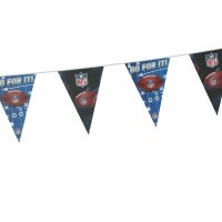 NFL Wimpelkette Papier mit 10 Wimpeln 5 Meter Party...