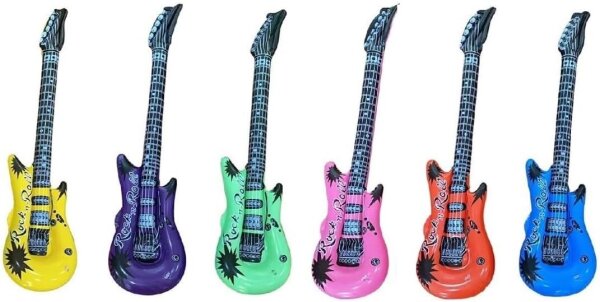 Aufblasbare Luftgitarre Rockstar ca. 100 cm