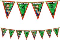 Minecraft Party Wimpelkette