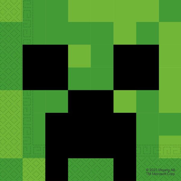 Minecraft Party 20 Servietten