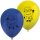 Luftballons Minion 8 Stück Ø 21 cm bedruckt gelb blau Latexballons
