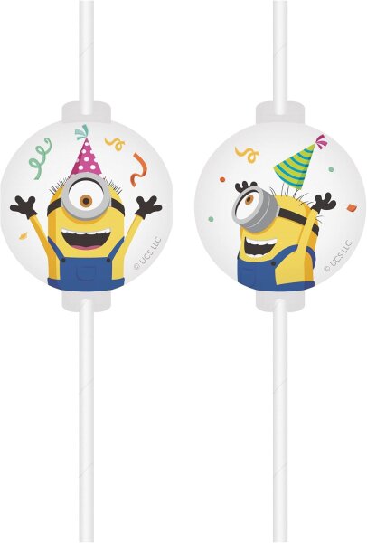 Minions 4 Trinkhalme