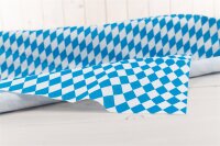 Airlaid-Mitteldecke stoffähnlich bayrisch-blau...
