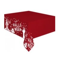 1 Tischdecke mit Bloody Halloween-Motiv 120 x 180 cm