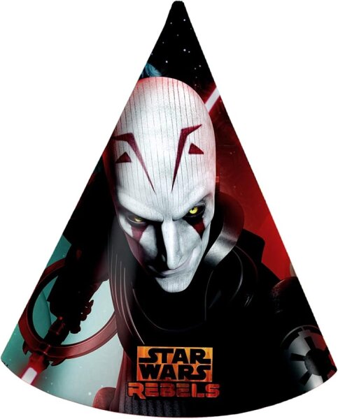 6 Star Wars Rebels Partyhüte