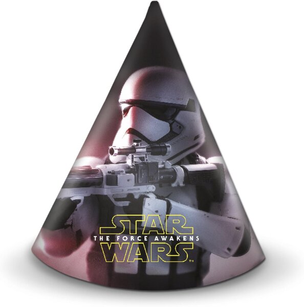 Star WarsThe Force Awakens Partyhütchen 6 St.