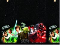 Star Wars Kunststoff Tischdecke 180 x 120 cm Helden &...