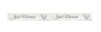 Absperrband *Just Married* 15 Meter lang, Schriftzug und...