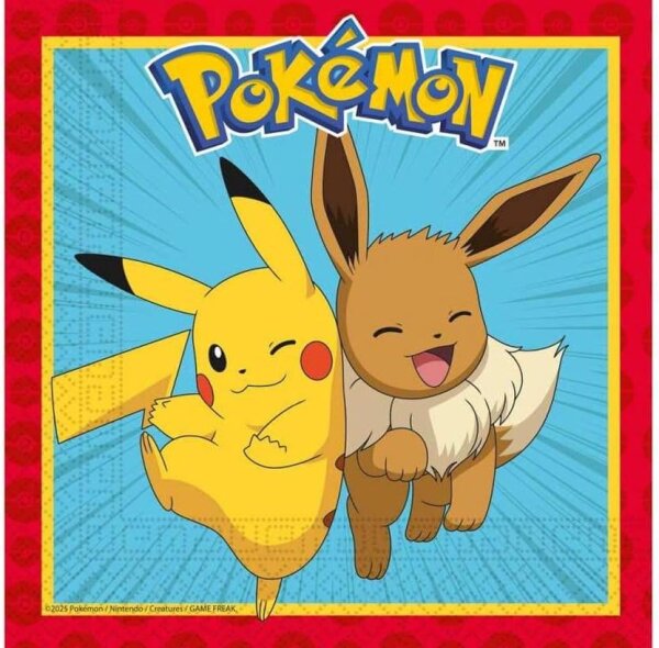 Servietten Pokemon 20 Stück