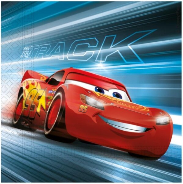 Cars Victory is mine Servietten 33x33cm 2-lagig 20 Stück FSC