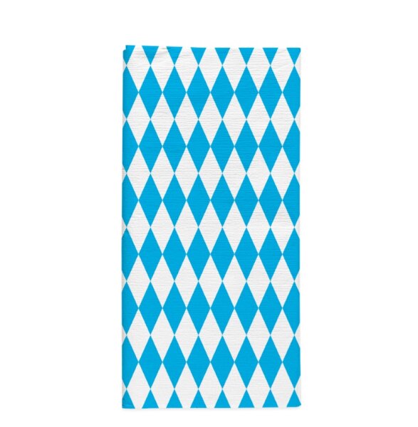 Papiertischdecke Bayerisch Blau 120 x 180 cm Tischtuch