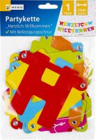 Letter Banner / Girlande HERZLICH WILLKOMMEN
