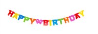Partykette Happy Birthday  Länge 1,5m