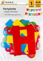 Partykette Happy Birthday  Länge 1,5m