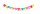 Partykette Happy Birthday  Länge 1,5m