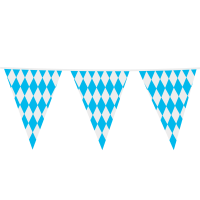 Riesengirlande XXL Bavaria Bayrisch-Blau 10m lang Flags...