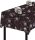 Halloween Friedhof Tischdecke Totenkopf 137 x 274 cm Größe Schwarz