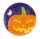 8 Partyteller Halloween Kürbis Ø 18 cm