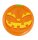 8 Partyteller Halloween Kürbis Ø 23 cm