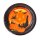 Partyteller: Pappteller Halloween Kürbis schwarz Ø  23 cm 8er-Pack