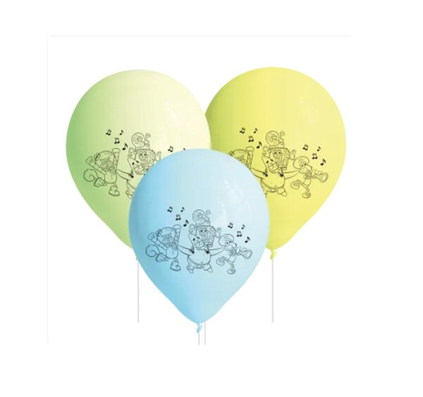 8 Luftballons Spongebob